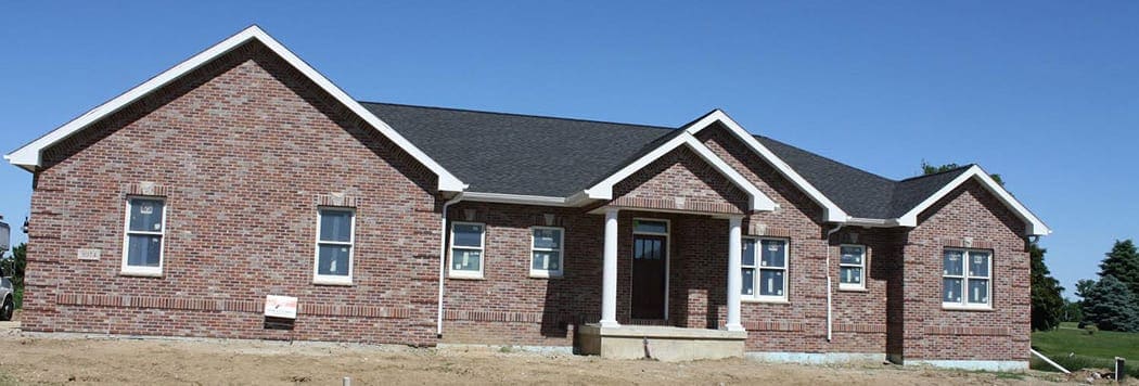 Gutters on a Brick Ranch Style House